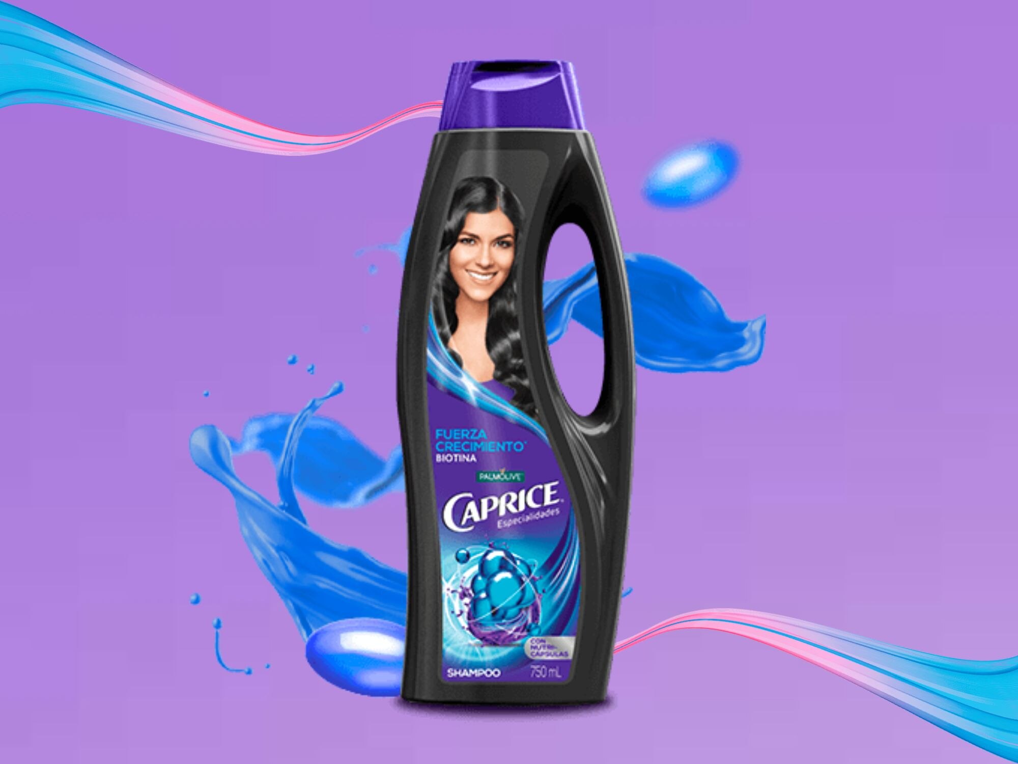 Diseño sin título - 2 Shampoo Caprice Biotina
