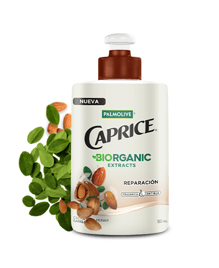 Crema para Peinar Caprice Biorganic Extract Aceites de Almendras y Moringa 150ml