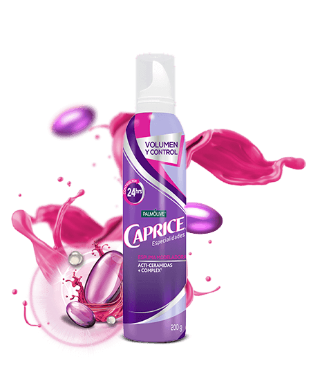 Espuma Modeladora Caprice Especialidades Volumen y control 200gr