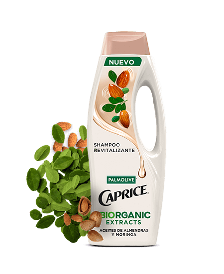 Shampoo Caprice Biorganic Extract Revitalizante Aceites de Almedras y Moringa 730ml